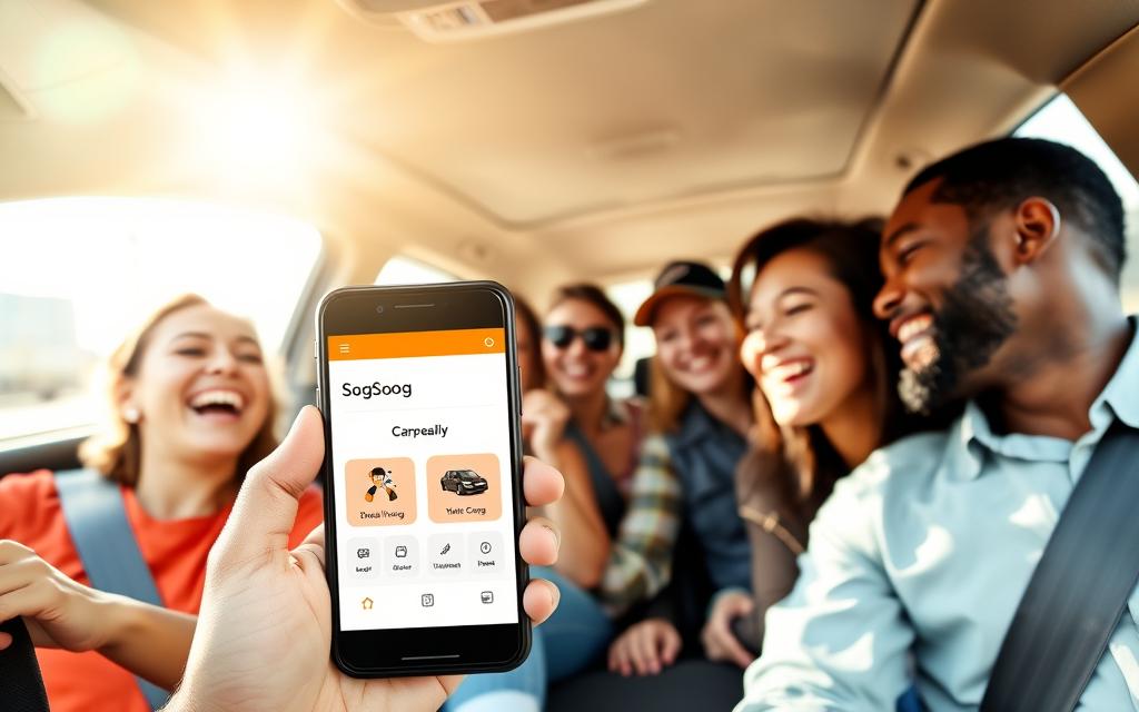 carpooling app